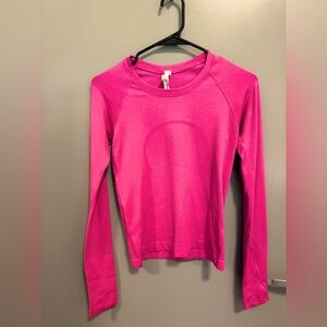 Lululemon Swiftly Tech Long Sleeve (waist length) - Sonic Pink 🩷